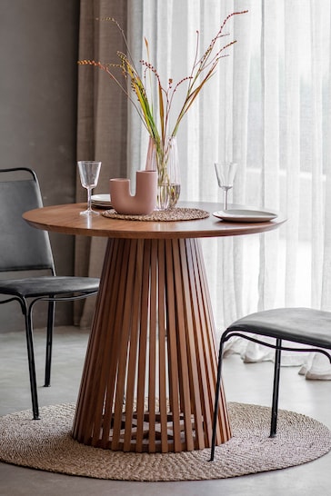Gallery Home Natural Benton Slatted Dining Table