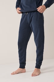Navy Blue Cuffed Joggers - Image 1 of 5