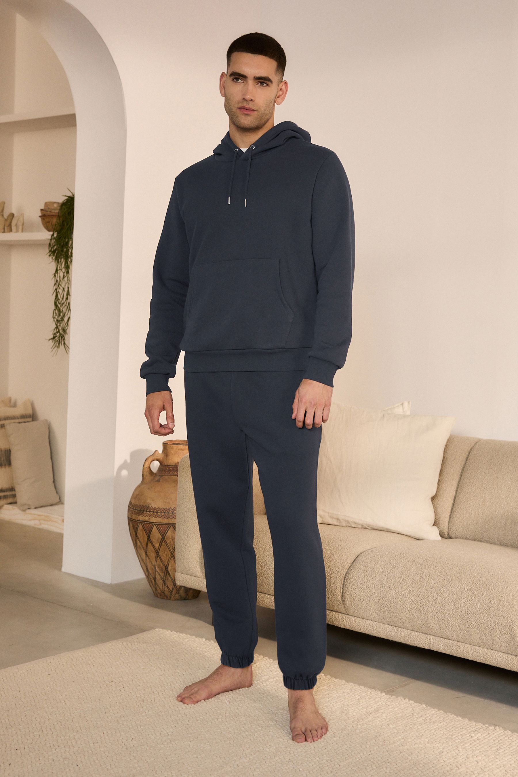 Mens navy jogger pants discount