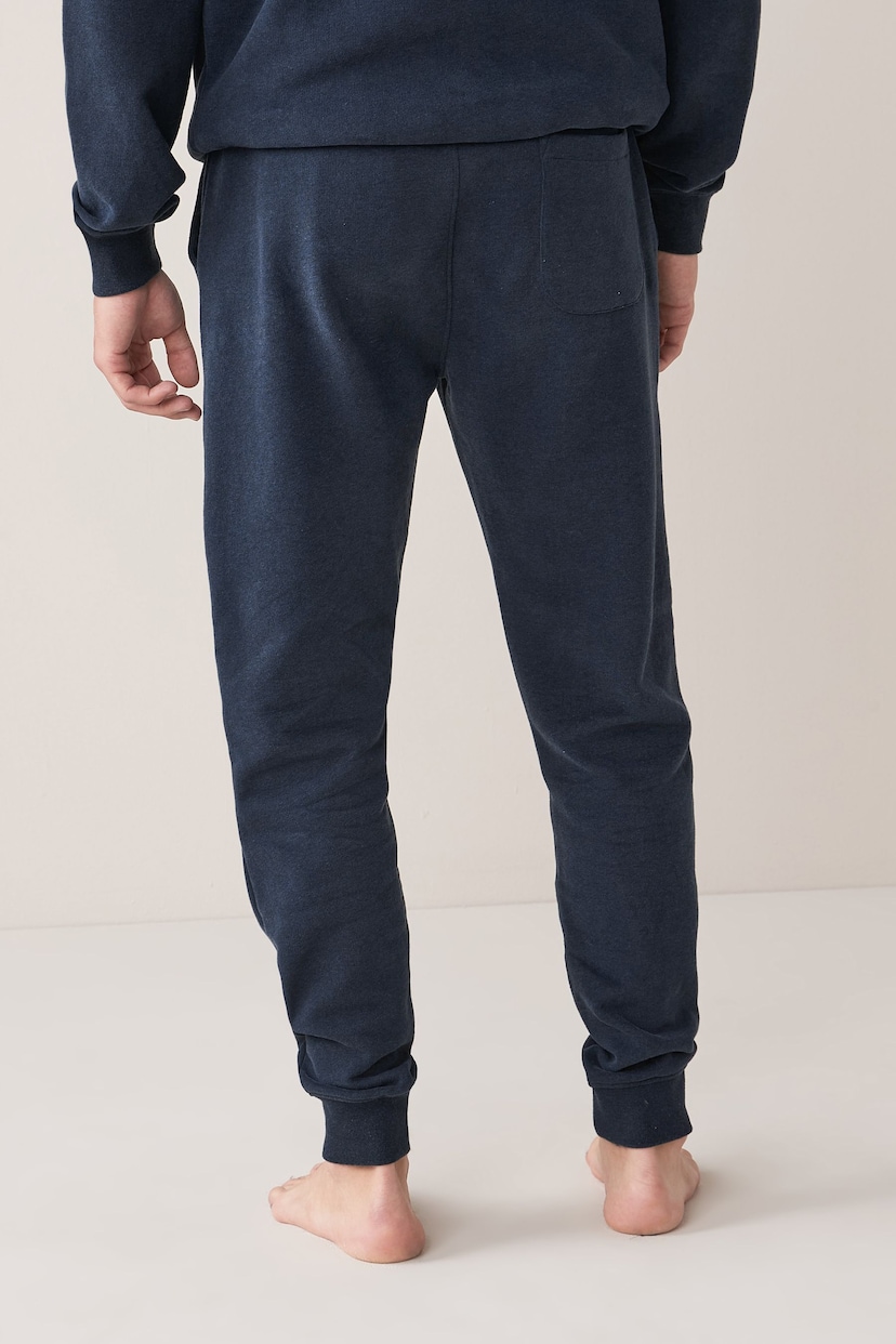 Navy Blue Cuffed Joggers - Image 2 of 5