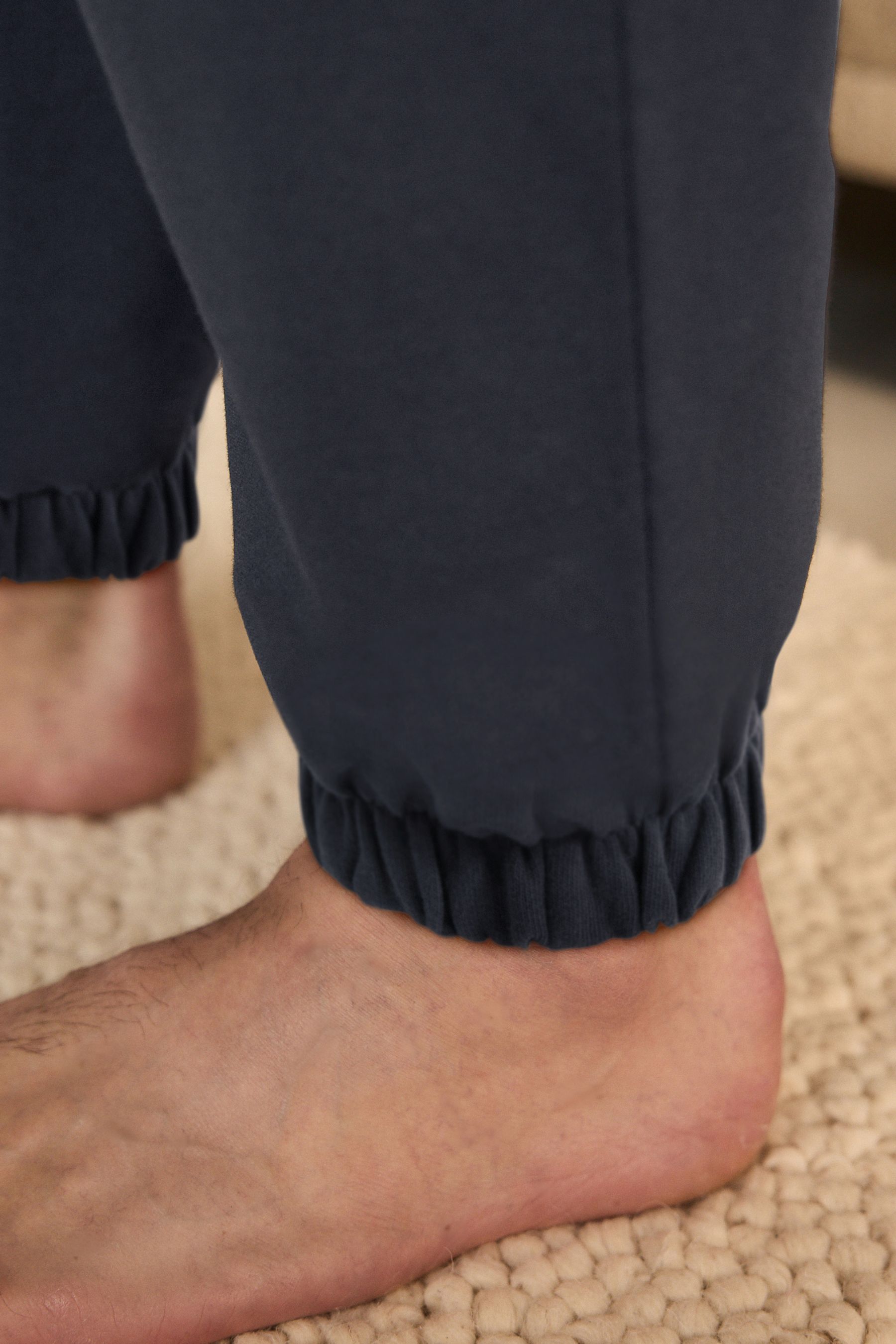 Navy blue cuffed discount joggers
