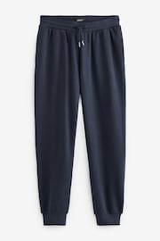 Navy Blue Cuffed Joggers - Image 8 of 10