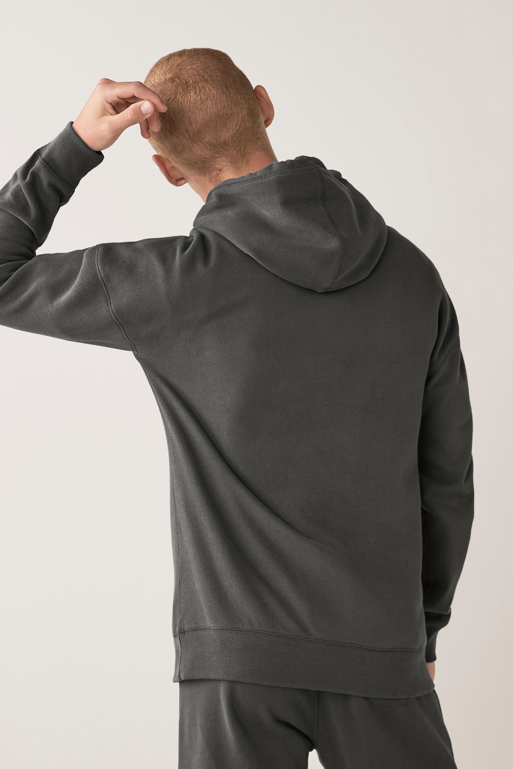 Charcoal Grey Overhead Hoodie