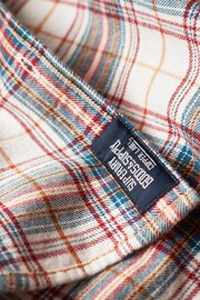 Superdry White Long Sleeve Cotton Lumberjack Shirt - Image 6 of 6