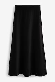 黑色 - Ponte Midi Skirt - 圖片 5，共 6