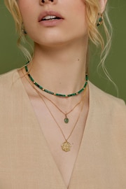 Orelia London Medallion Mid Length Necklace - Image 4 of 4