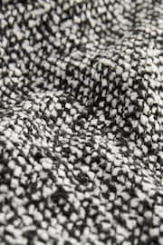 Black/White Boucle Textured Jacket - Image 7 of 8