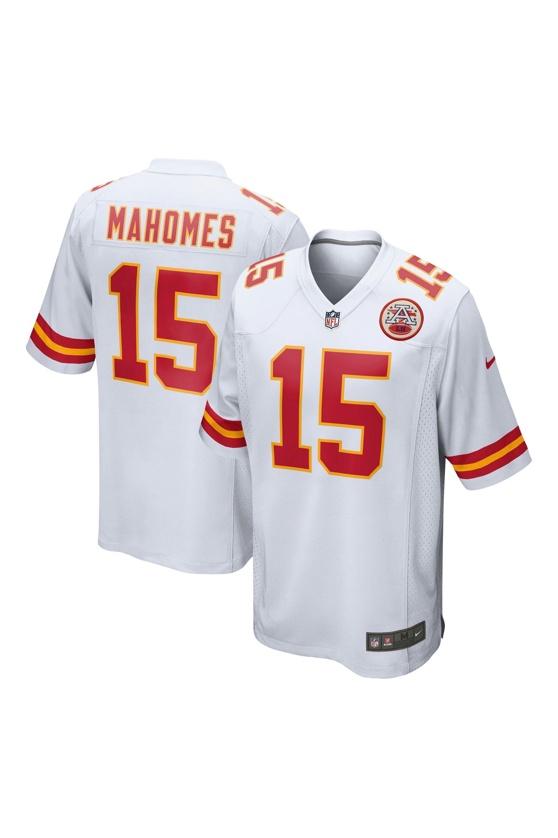 Buy Nike White NFL Kansas City Chiefs Game Road Jersey Patrick Mahomes from the Next UK online shop