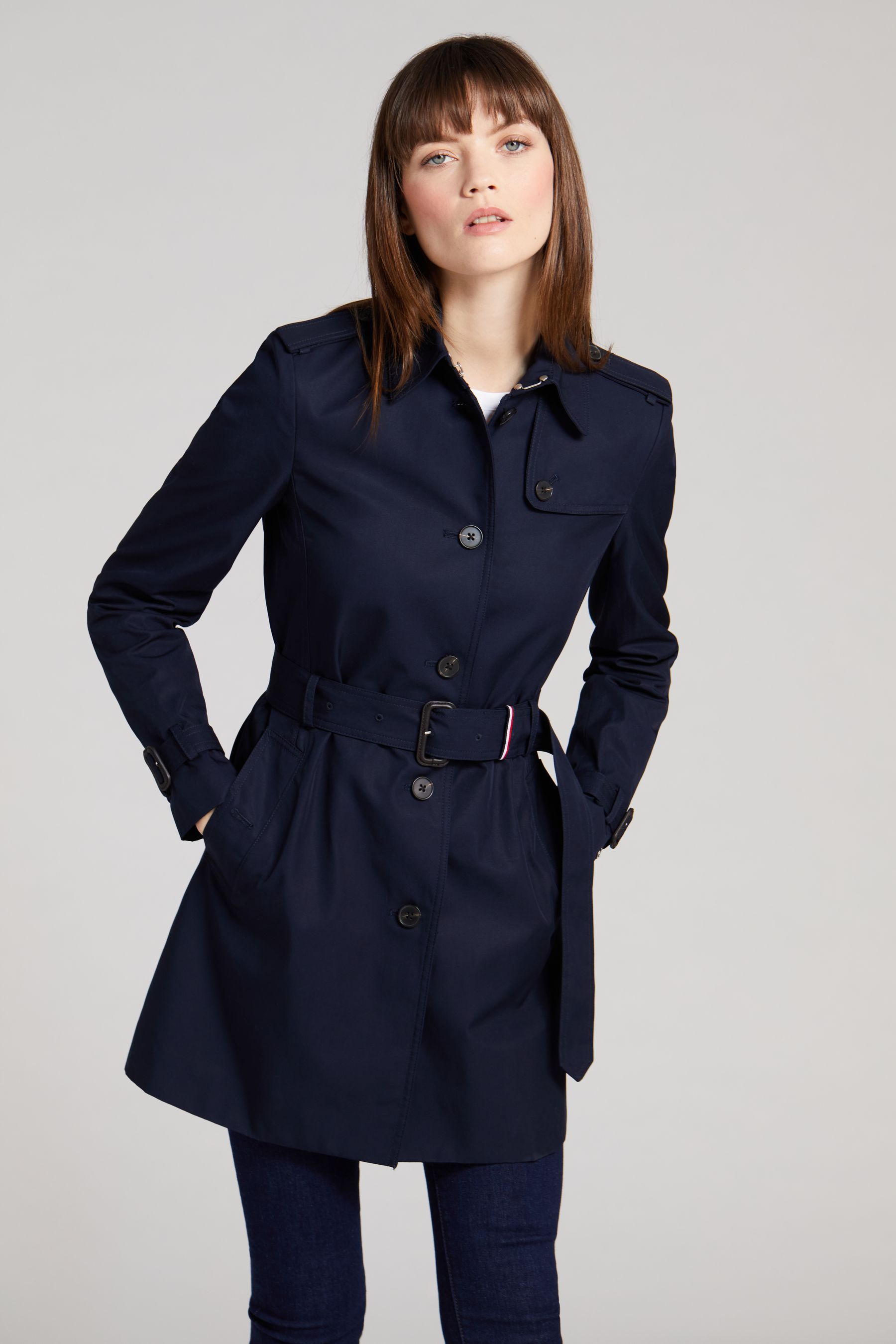 Tommy hilfiger heritage single breasted trench online