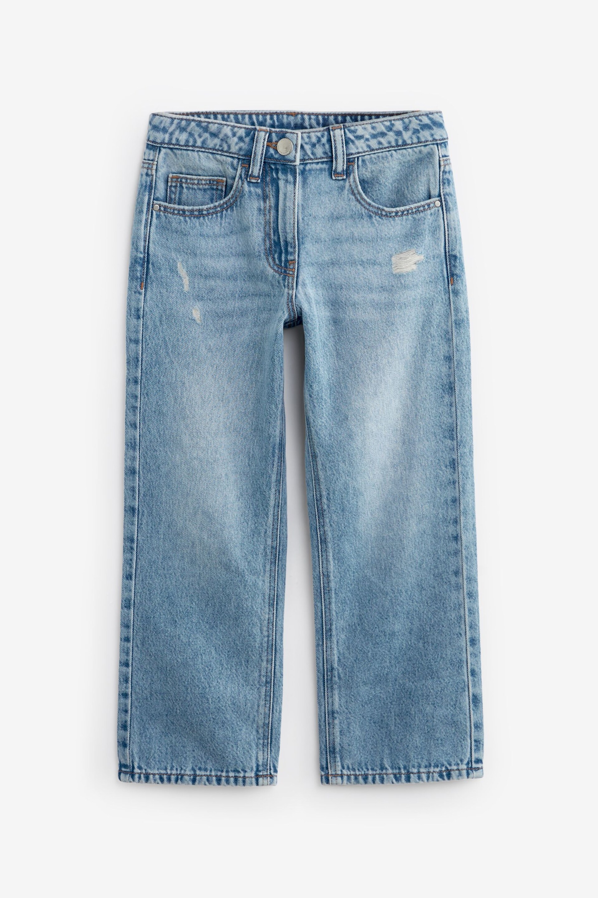 Mid Blue Denim Mid Rise Jeans (3-16yrs) - Image 7 of 8