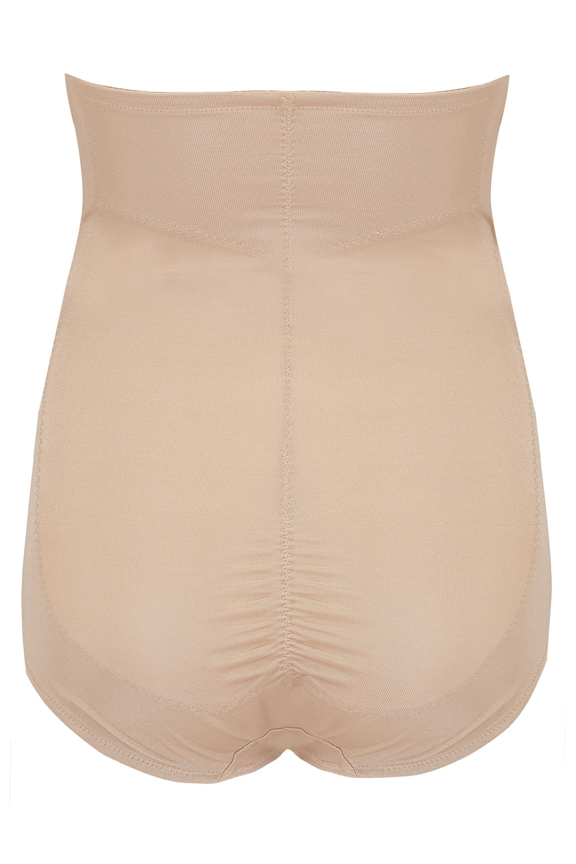 Pour Moi Nude Lingerie Hourglass Shapewear Firm Tummy Control High Waist Knickers - Image 2 of 2