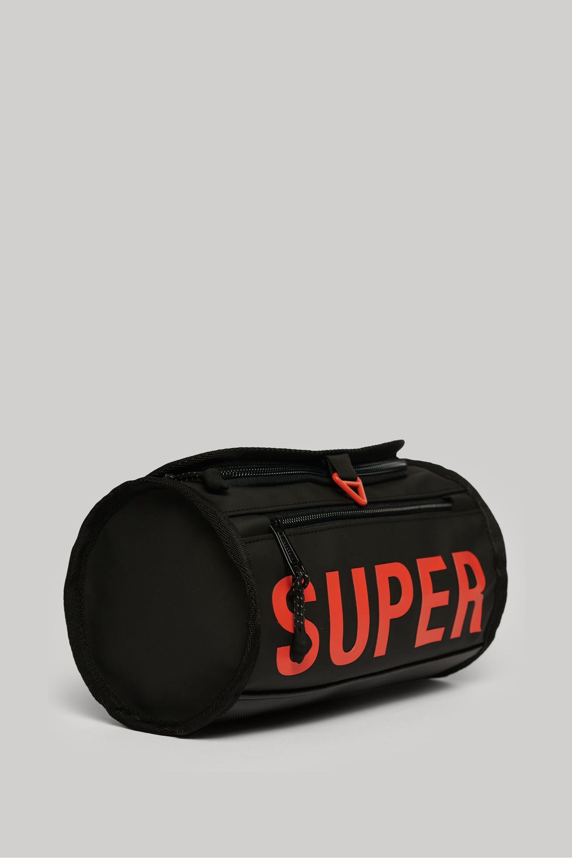 Superdry Black Tarp Wash Bag - Image 2 of 4