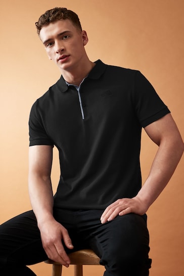 The North Face Black Premium Pique Polo Shirt
