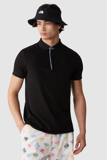 The North Face Black Premium Pique Polo Shirt