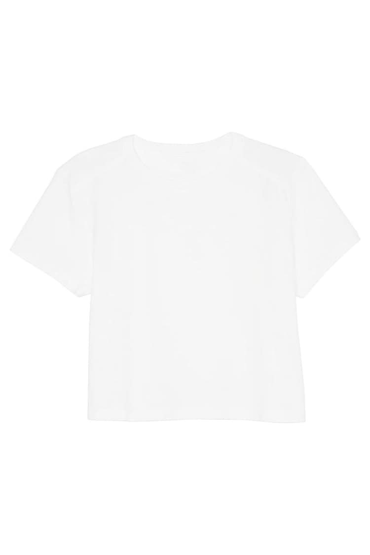 Victoria's Secret PINK Optic White Crop Dreamer T-Shirt - Image 3 of 3