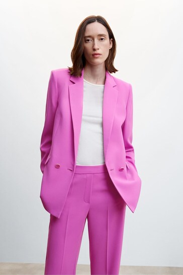 Mango Suit: Jacket with Buttons
