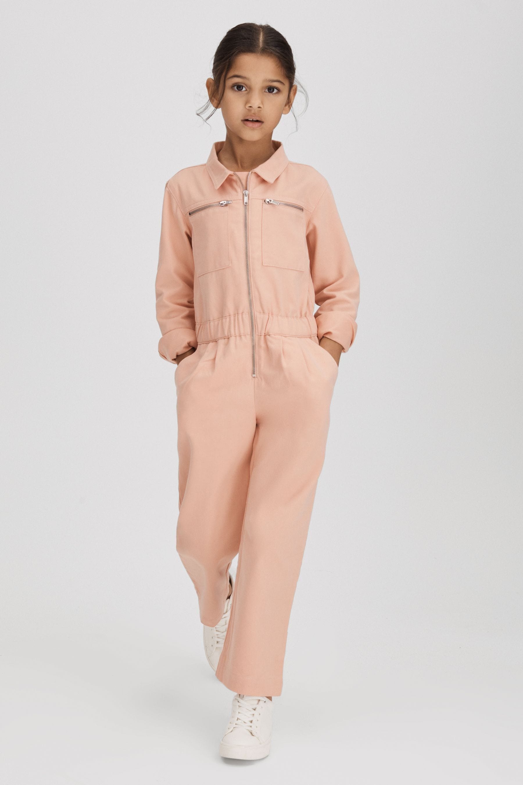 Buy Reiss Pink Penelope 4 9 yrs Denim Jumpsuit from Next Croatia