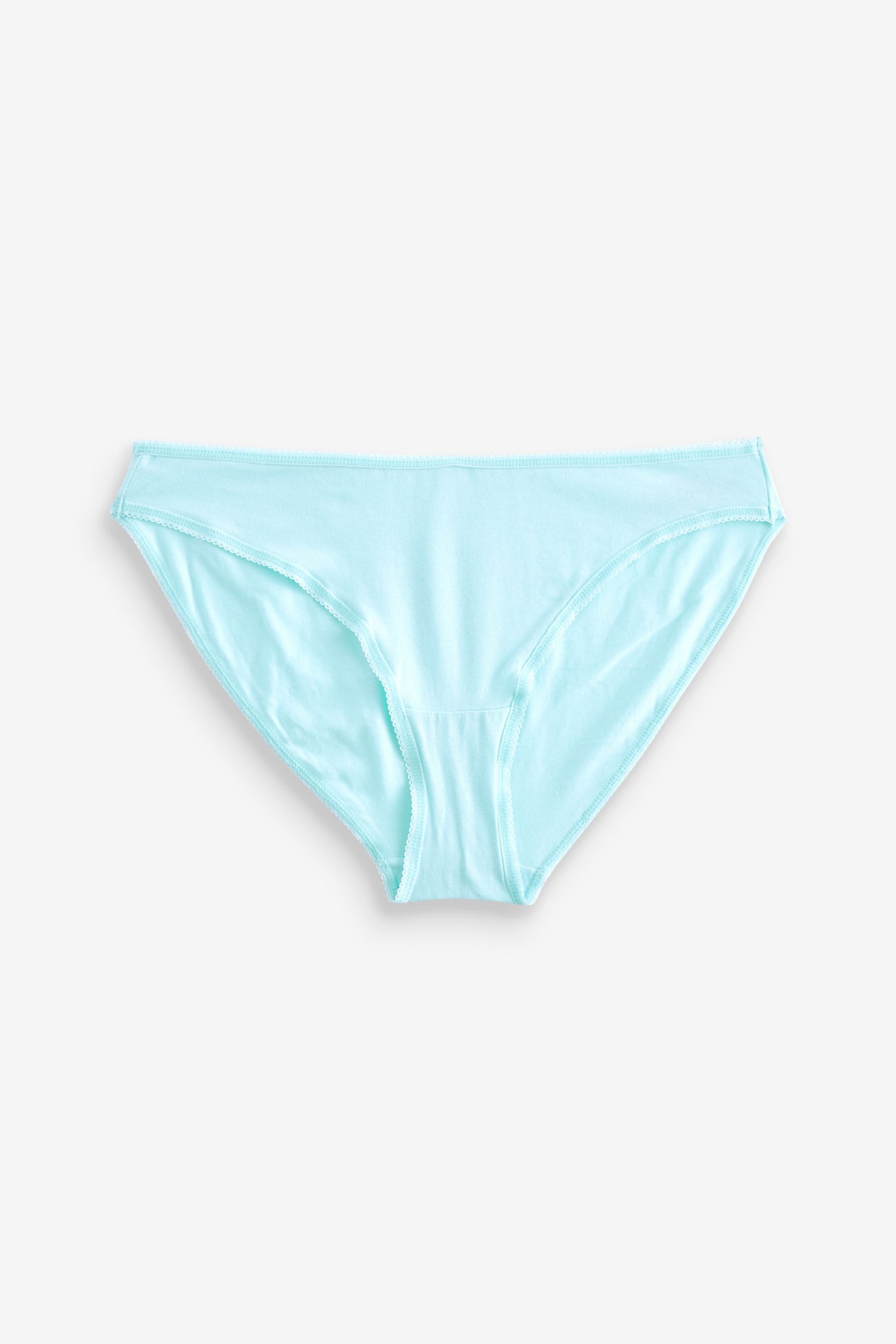 Pastel Colours High Leg Cotton Rich Knickers 6 Pack - Image 7 of 10