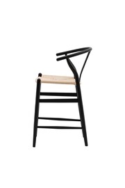 Gallery Home Black Wesley Bar Stools Set of 2 - Image 3 of 4