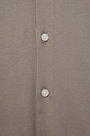 Reiss Cinder Viscount Mercerised Cotton Jersey Shirt - Image 5 of 5