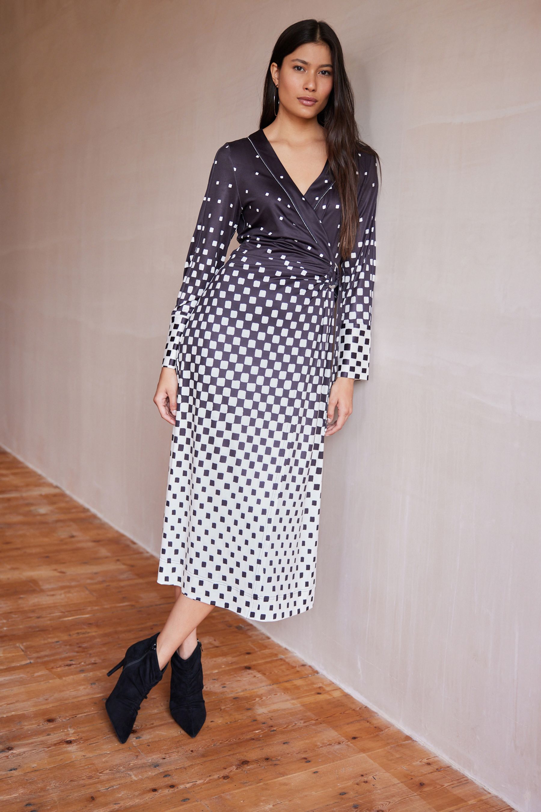 Monochrome dress next 2025