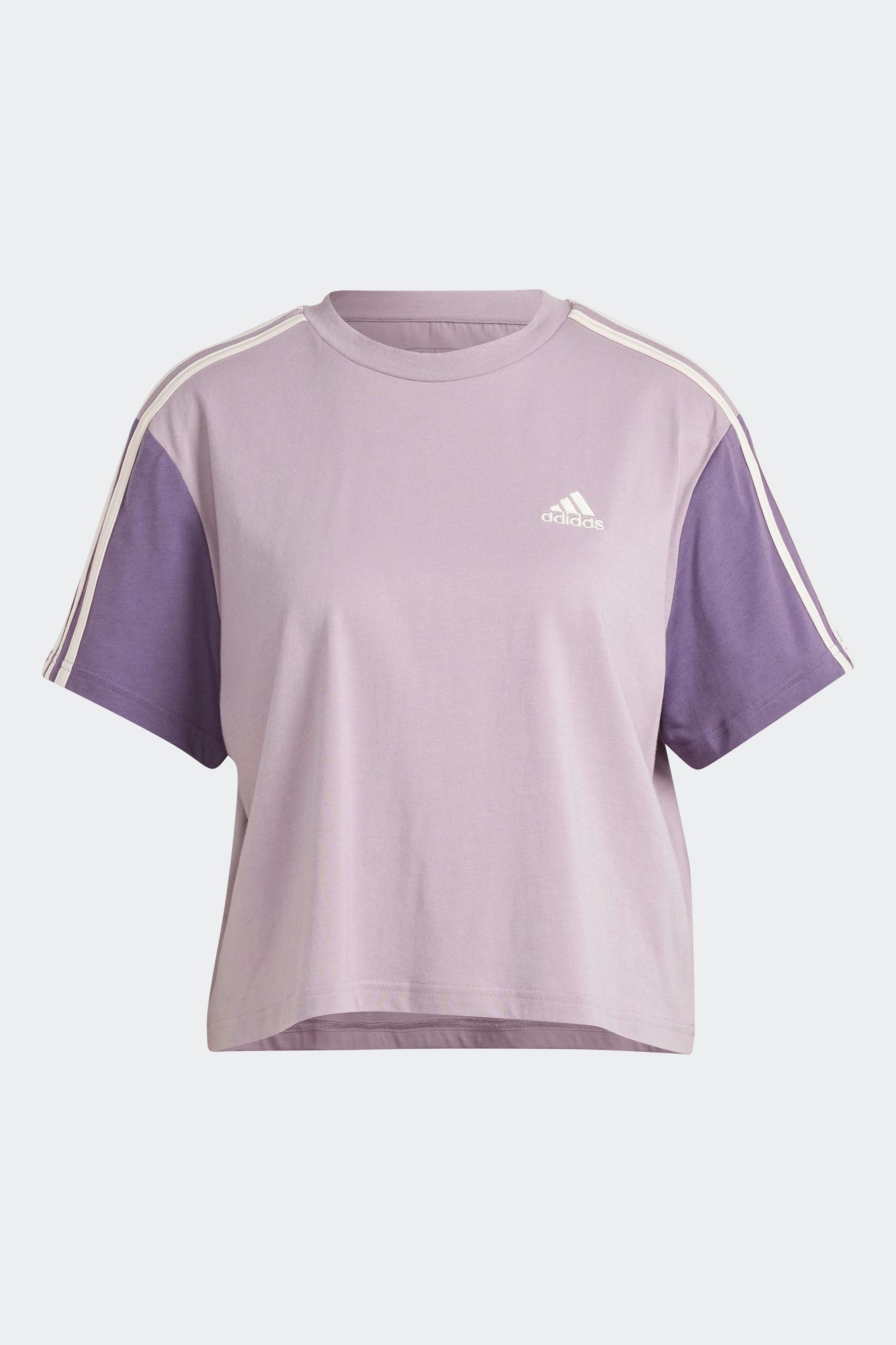 Purple adidas crop top shop