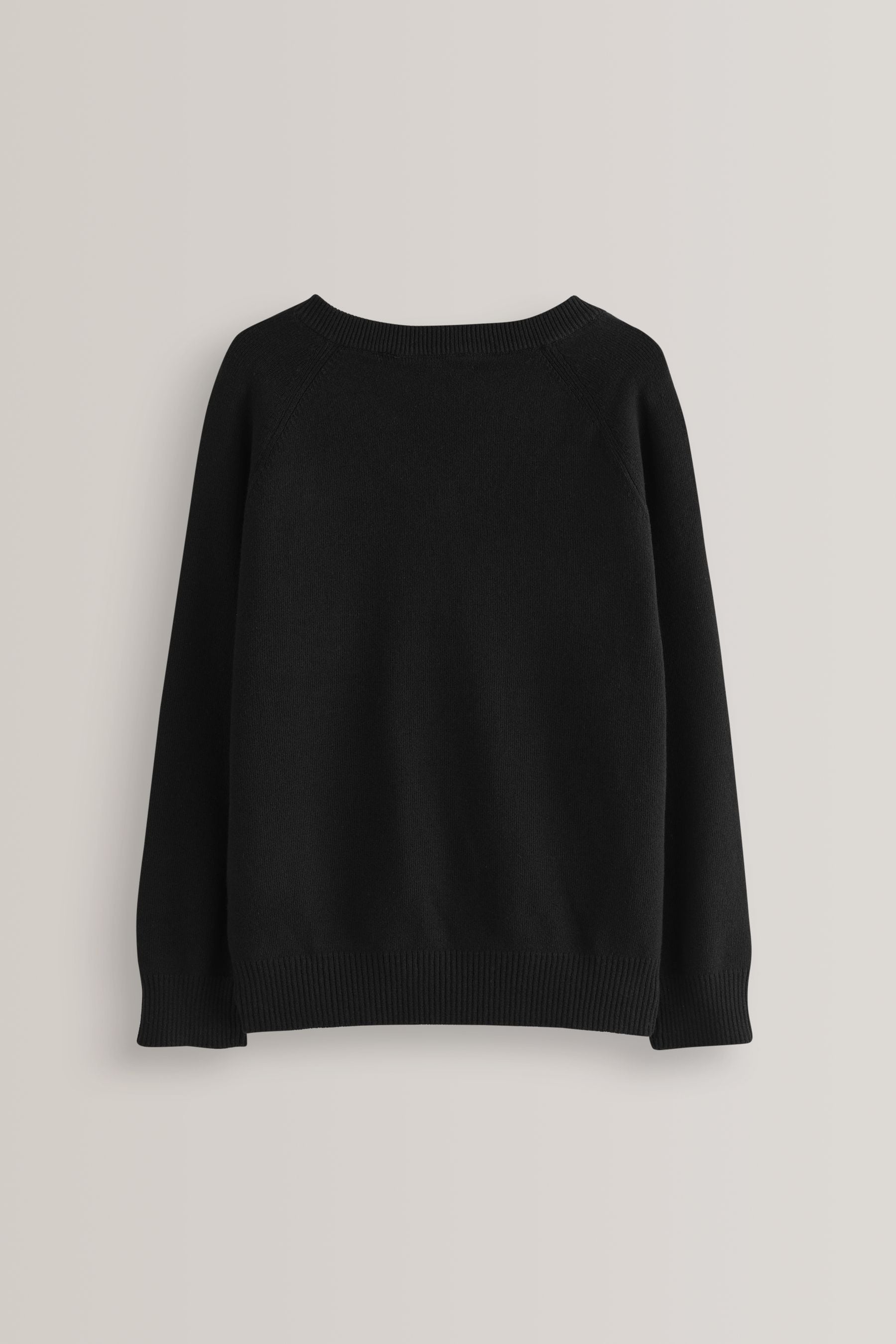 Girls v store neck jumper