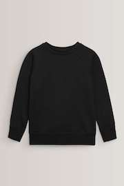 Black 1 Pack Crew Neck School Sweater (3-17yrs) - Image 2 of 3