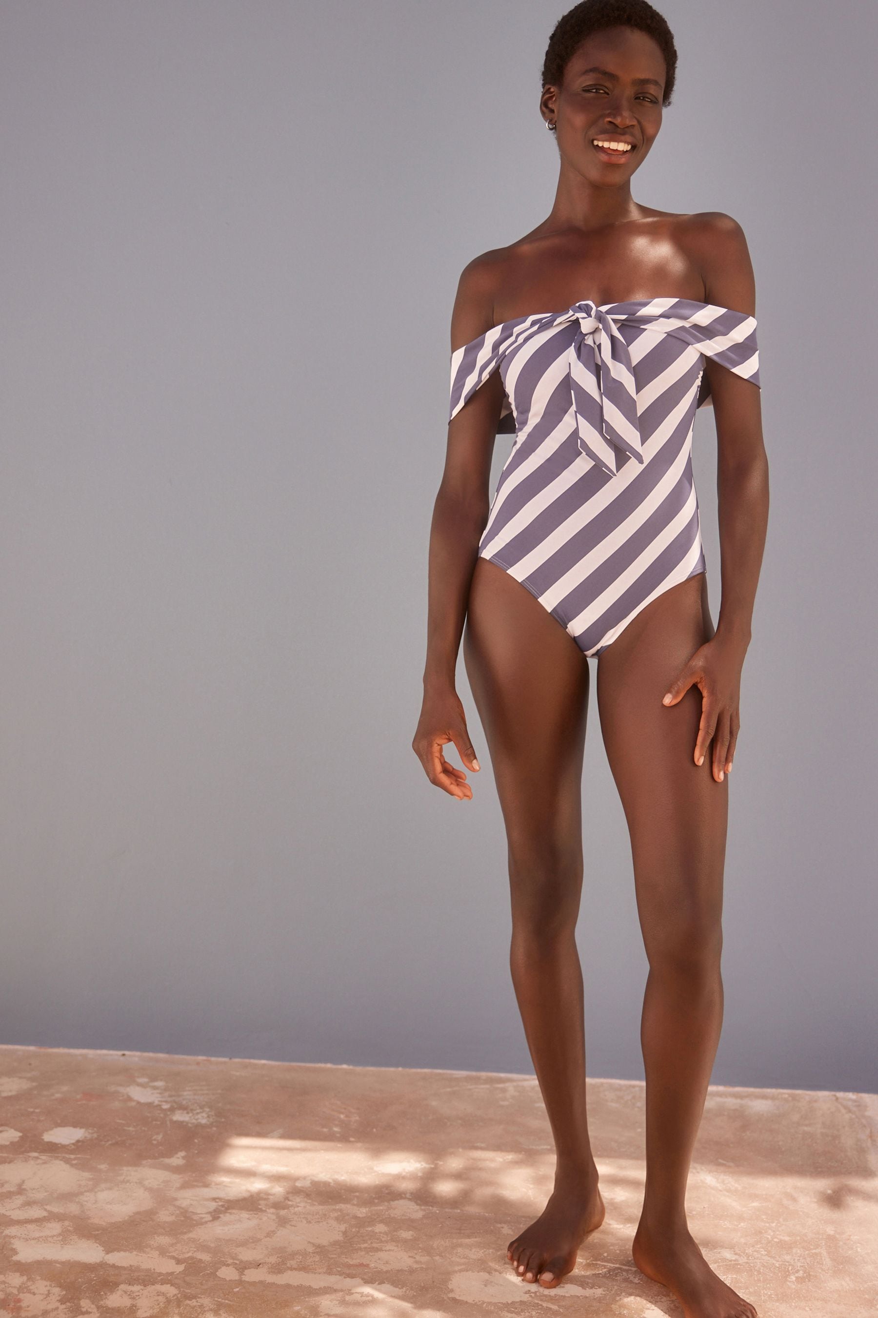 Cold shoulder one piece swimsuit hot sale