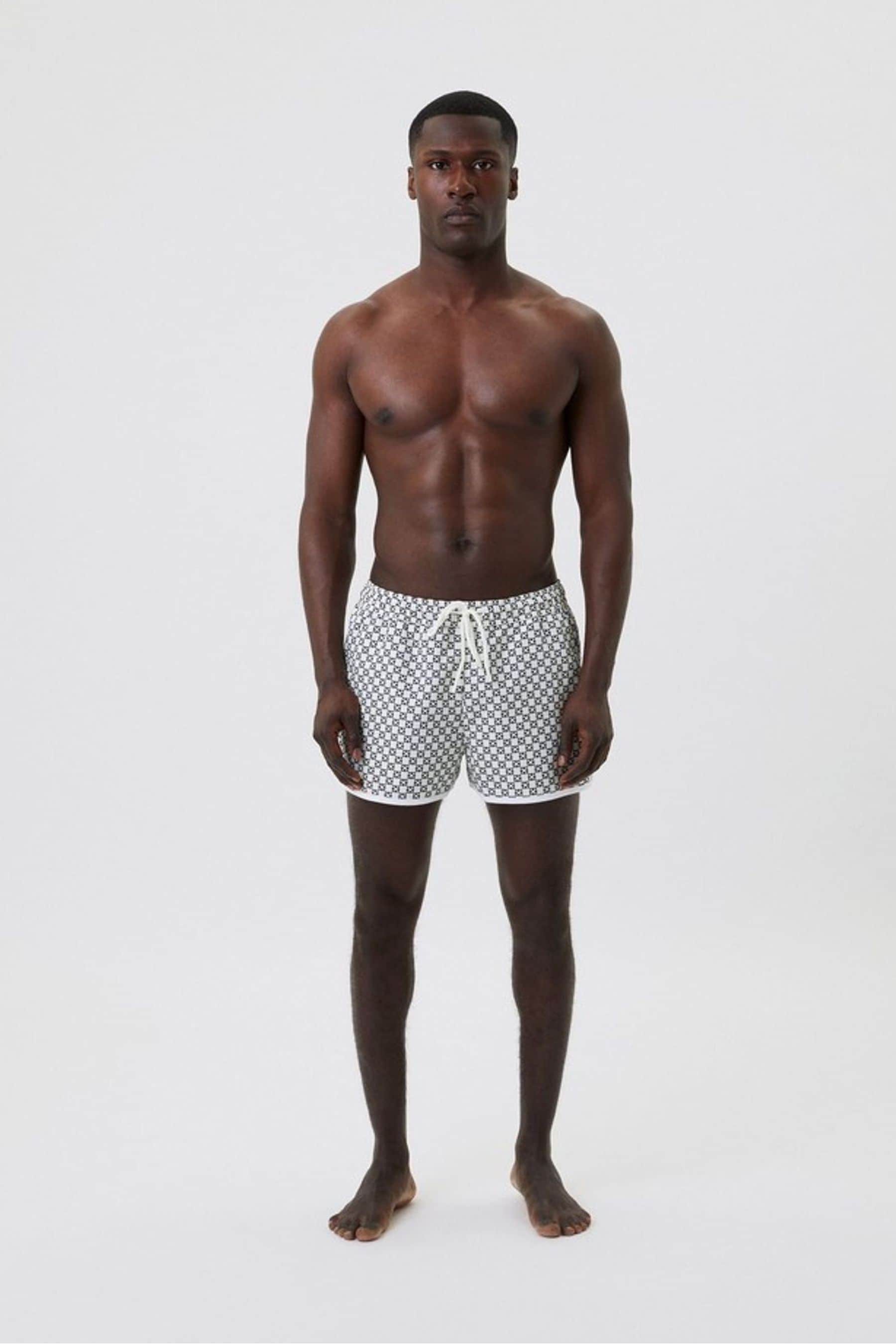 Buy Bjorn Borg Borg Black Retro Swim Shorts from the Next UK