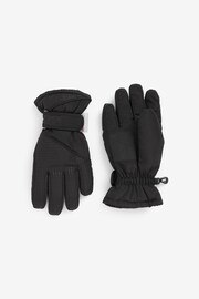 Black Ski Gloves (3-16yrs) - Image 1 of 5