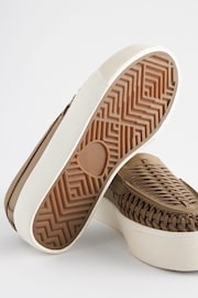 Neutral Woven Loafers - Image 4 of 6