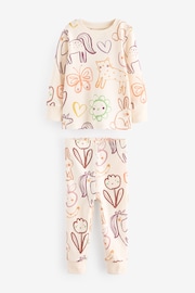 Neutral Character Printed Pyjamas 3 Pack (9mths-12yrs) - Image 3 of 6