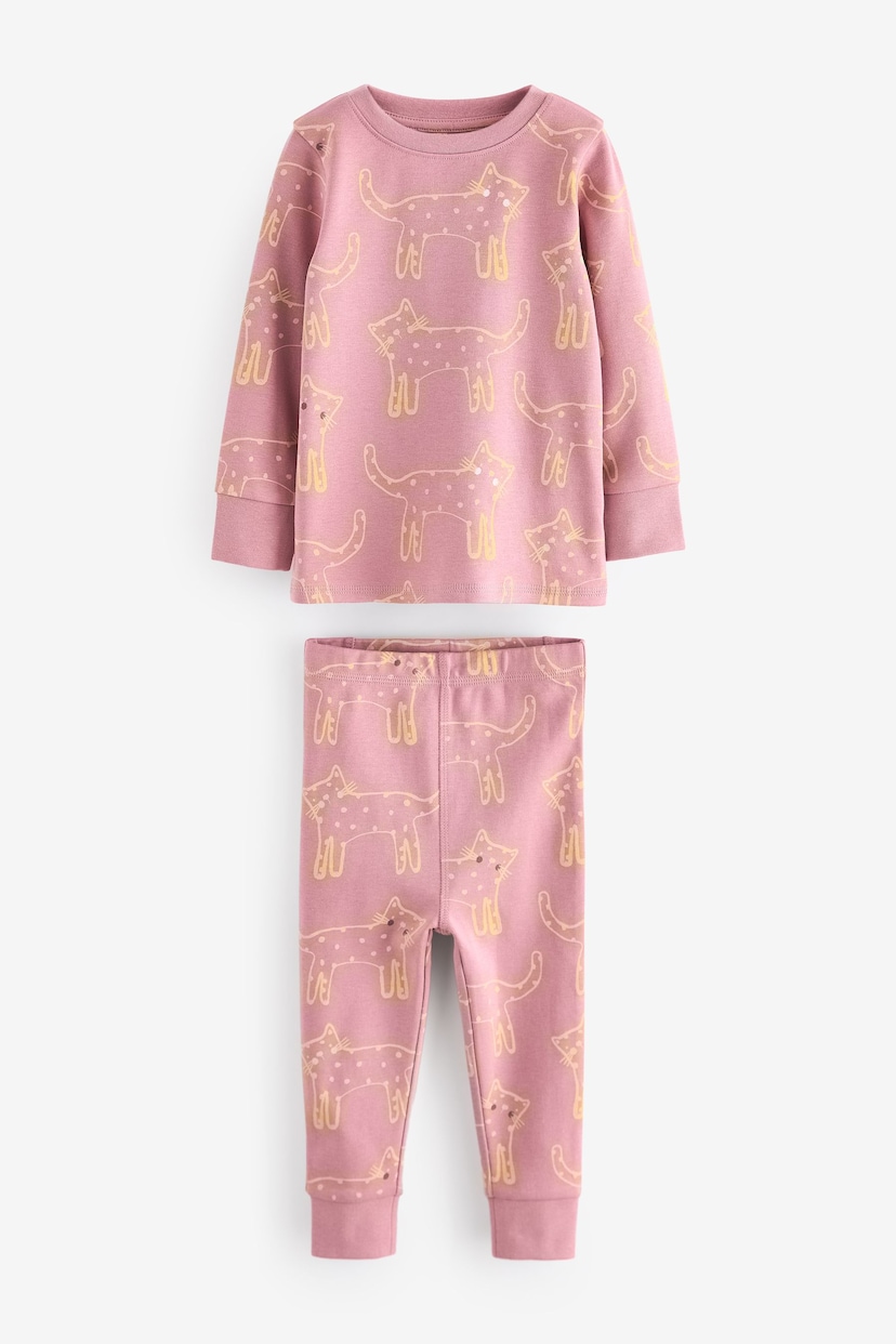 Neutral Character Printed Pyjamas 3 Pack (9mths-12yrs) - Image 4 of 6