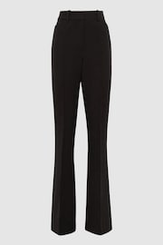 Reiss Black Gabi Petite Flared Suit Trousers - Image 2 of 5