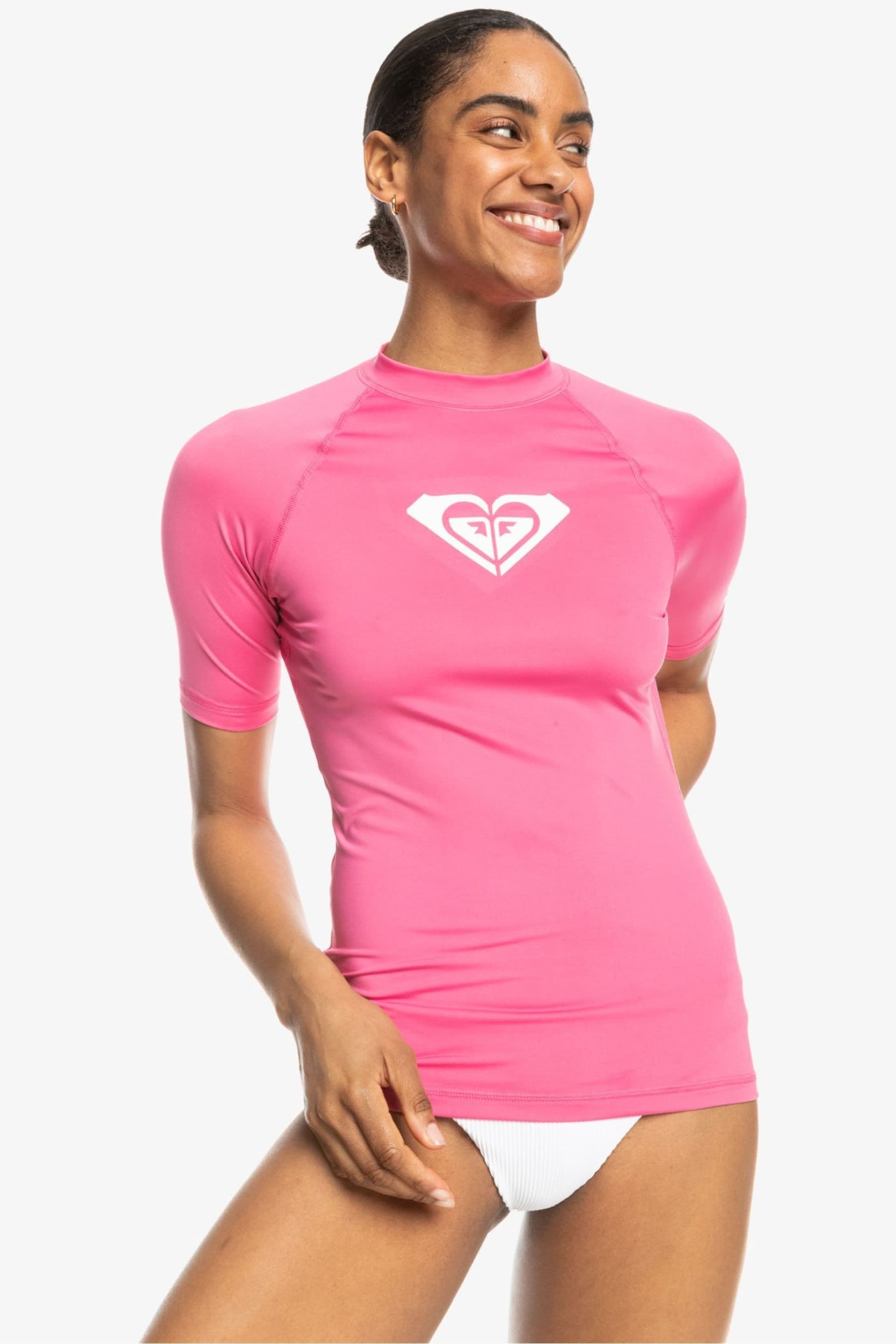 Roxy Whole Hearted Short Sleeve Rash T-Shirt - Image 1 of 6