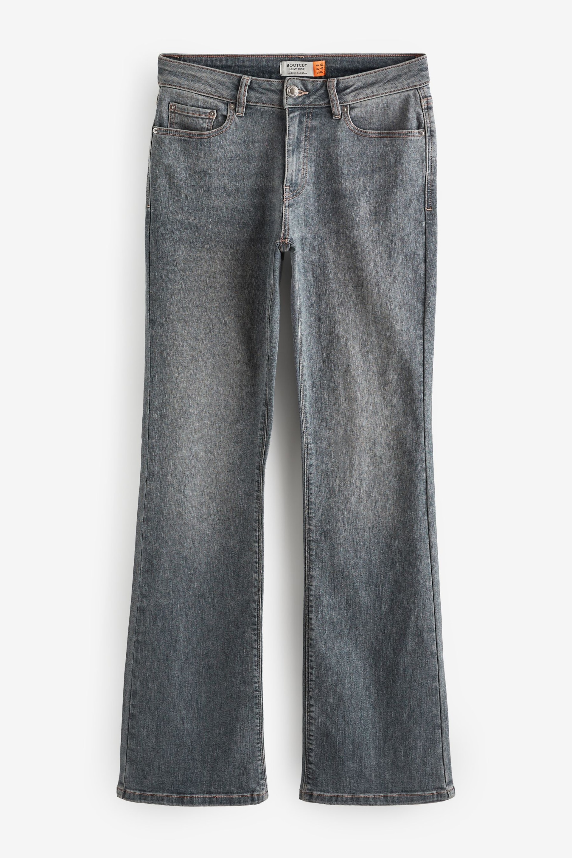 Grey Low Bootcut Jeans - Image 1 of 2