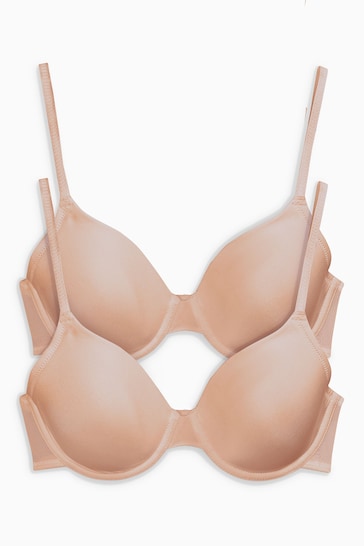 Buy Nude Light Pad Full Cup Smoothing T-Shirt Bras 2 Pack from the Next UK  online shop