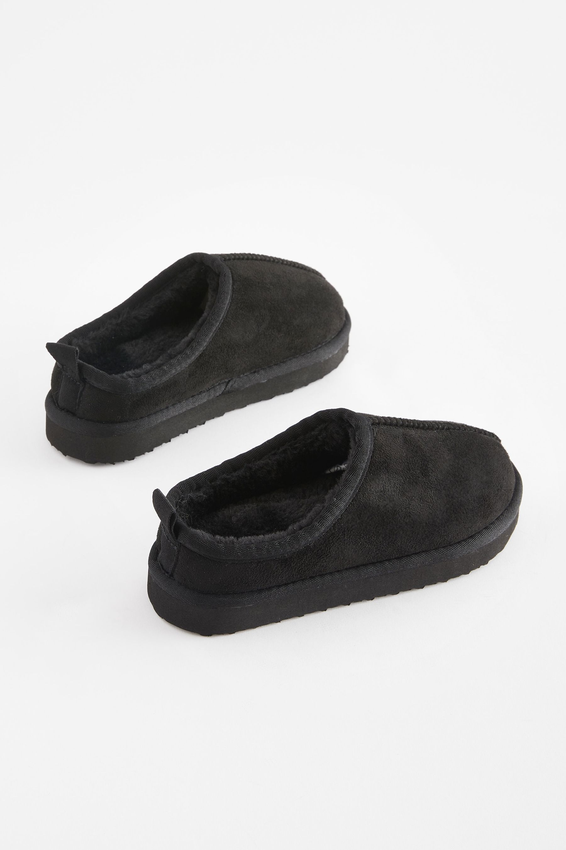 Next black slippers best sale