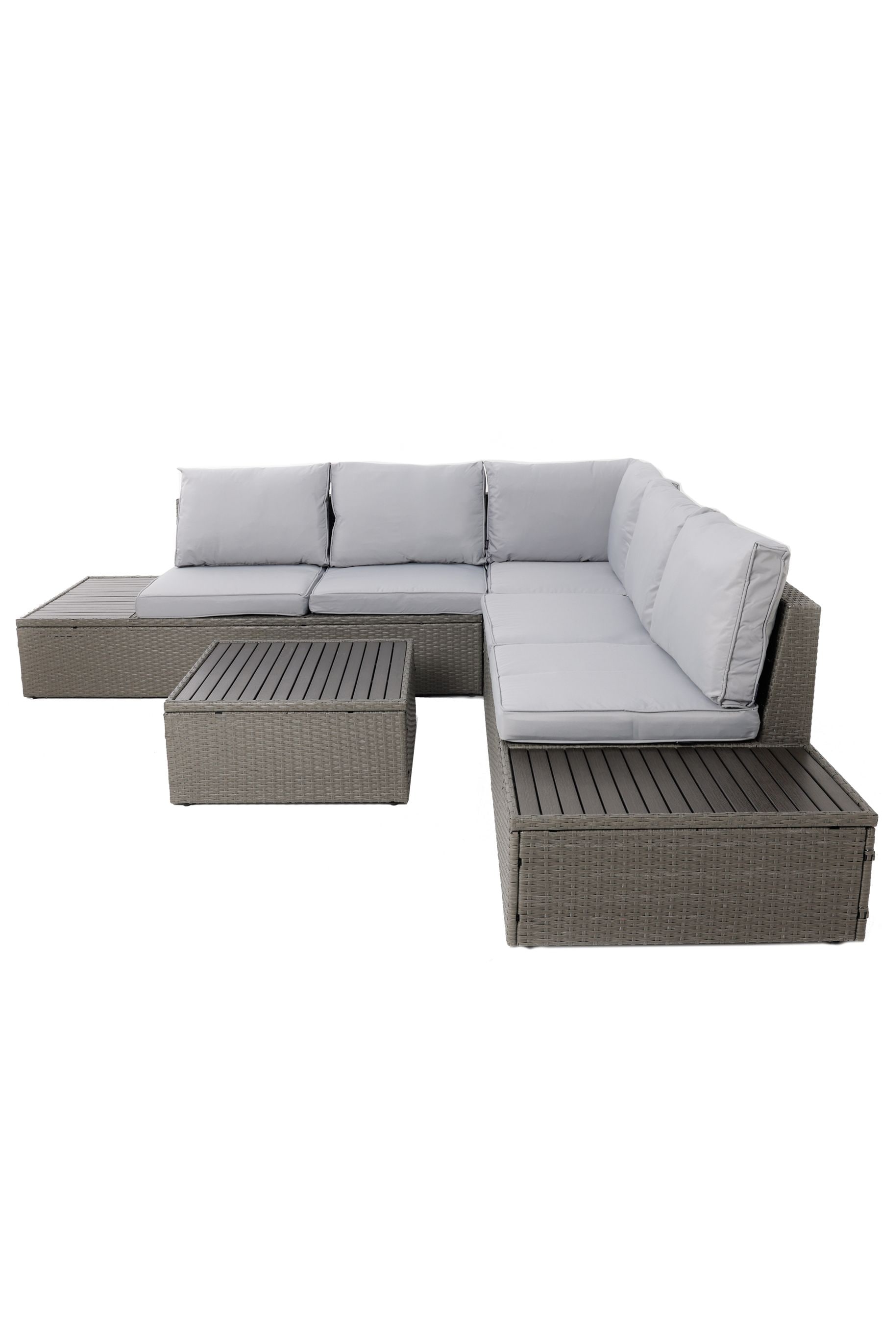 Charles bentley rattan corner sofa deals