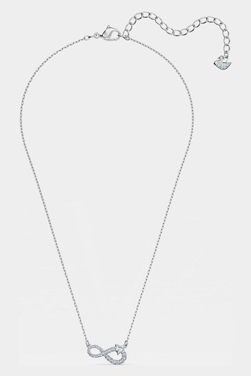 Swarovski Grey Crystal Infinity Necklace
