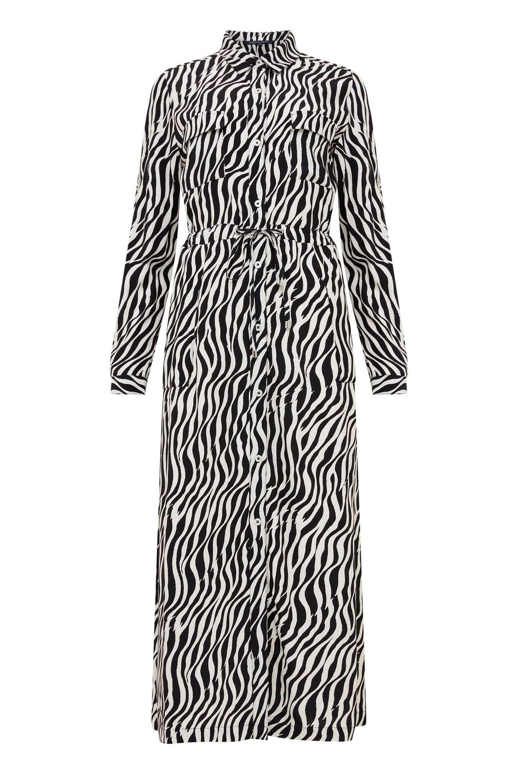 French Connection Black Seine Delphine Dress