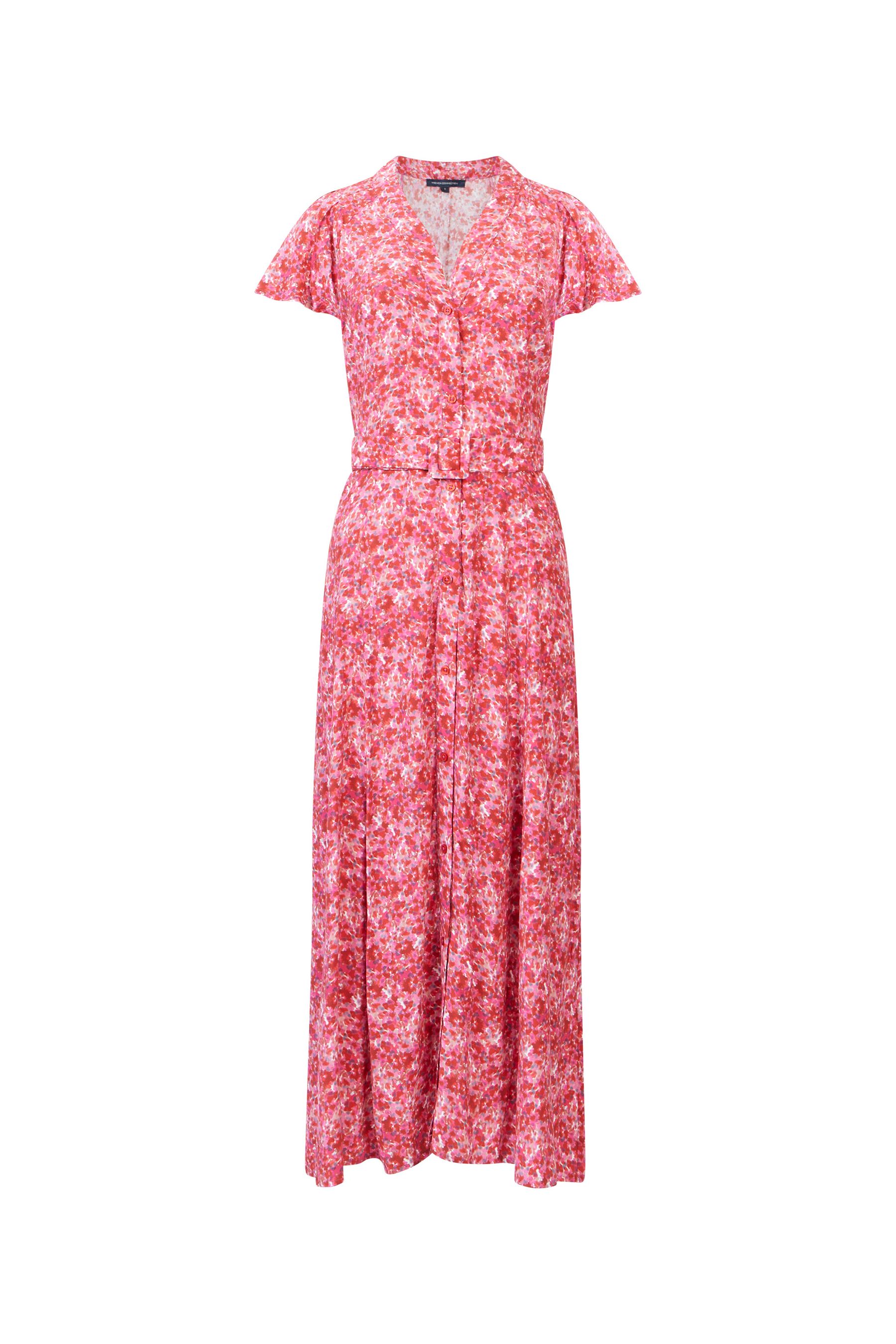 Buy French Connection Red Cass Delphine Midi Dress from Next Luxembourg