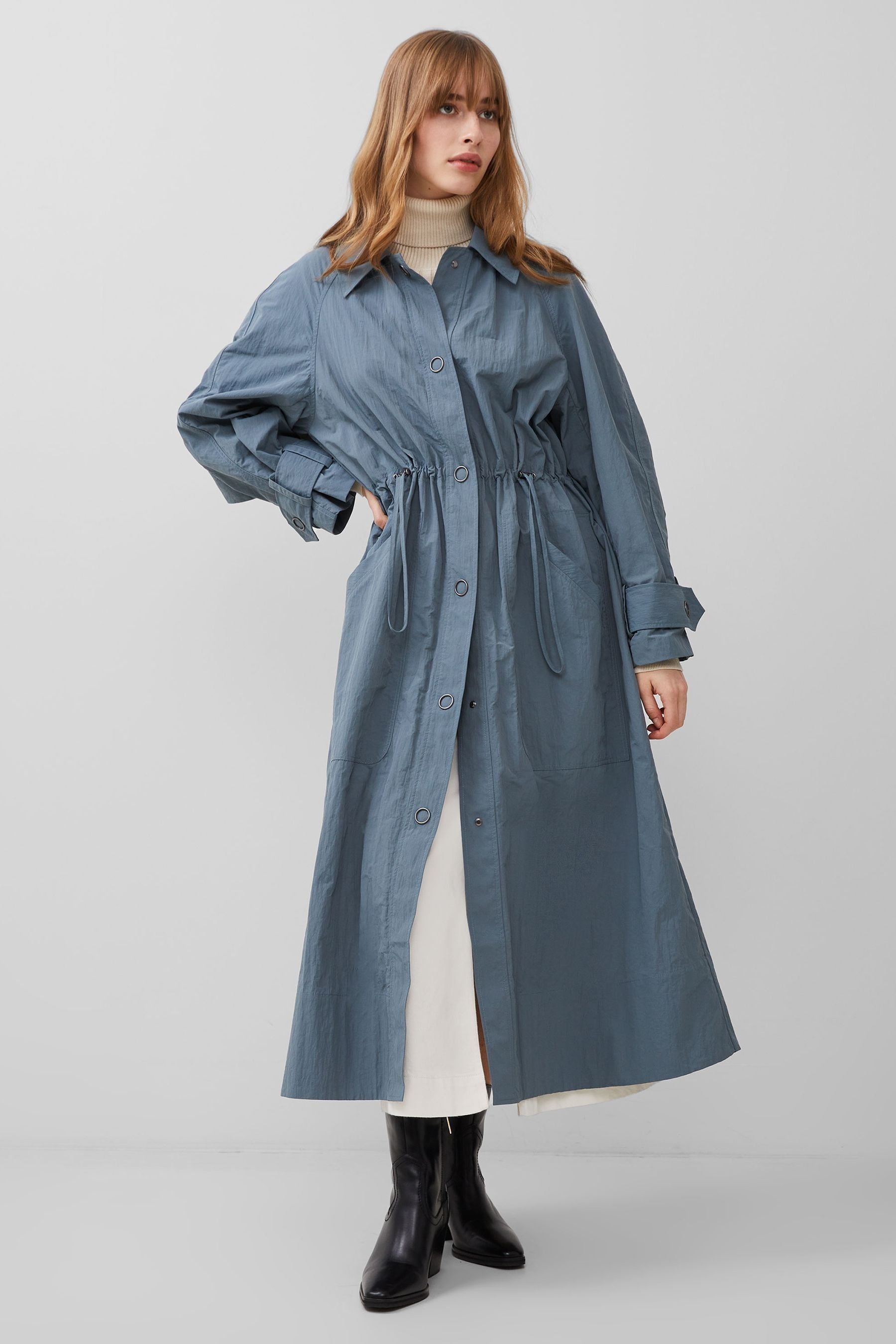 Buy French Connection Blue Ilena Trench Coat from Next Canada