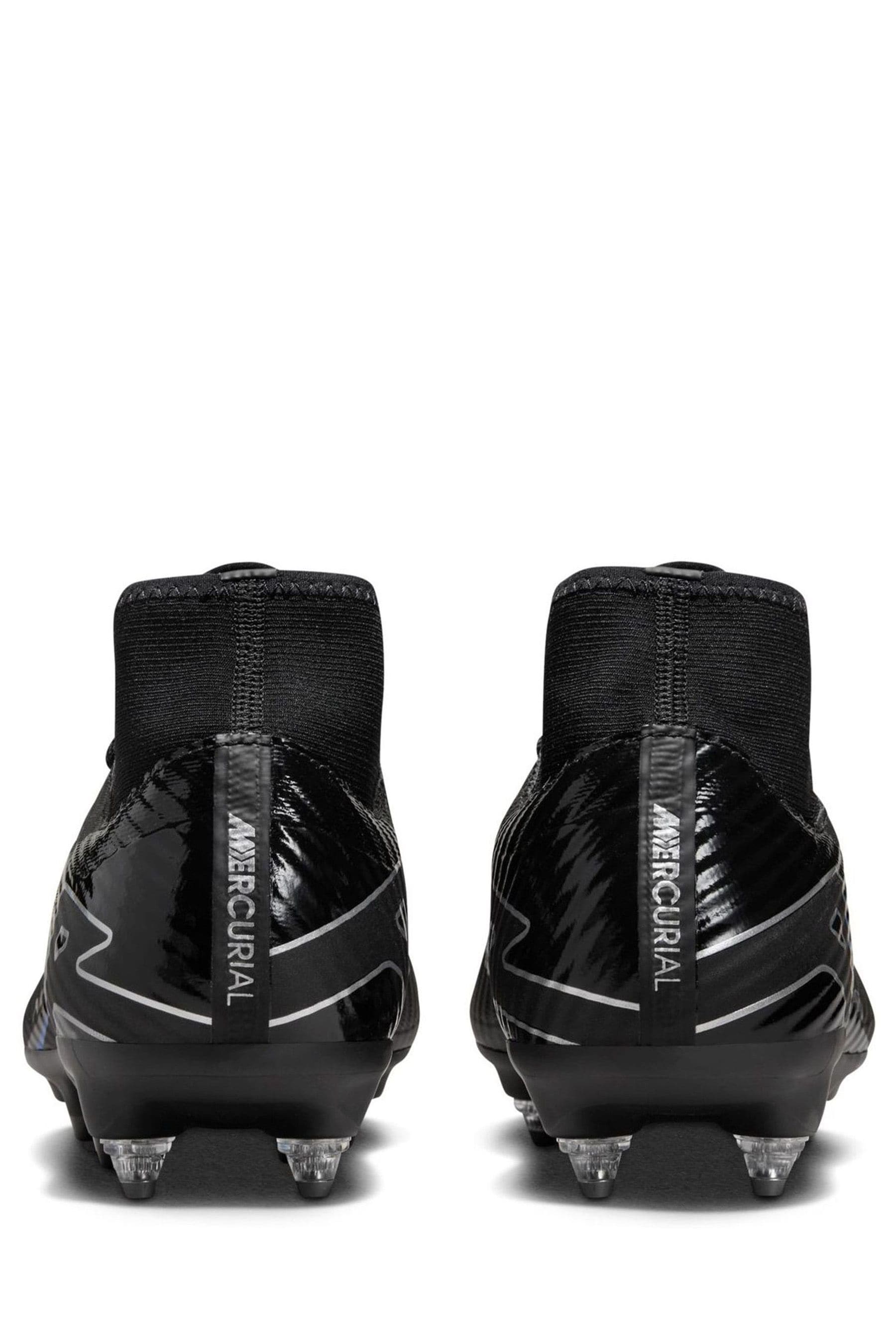 Buy Nike Black Zoom Mercurial Superfly 9 Academy Pro Soft Ground Football Boots from Next Luxembourg