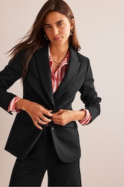 Boden Black Chrome The Marylebone Jersey Blazer - Image 1 of 6