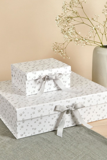 JoJo Maman Bébé Grey Star Gift Box