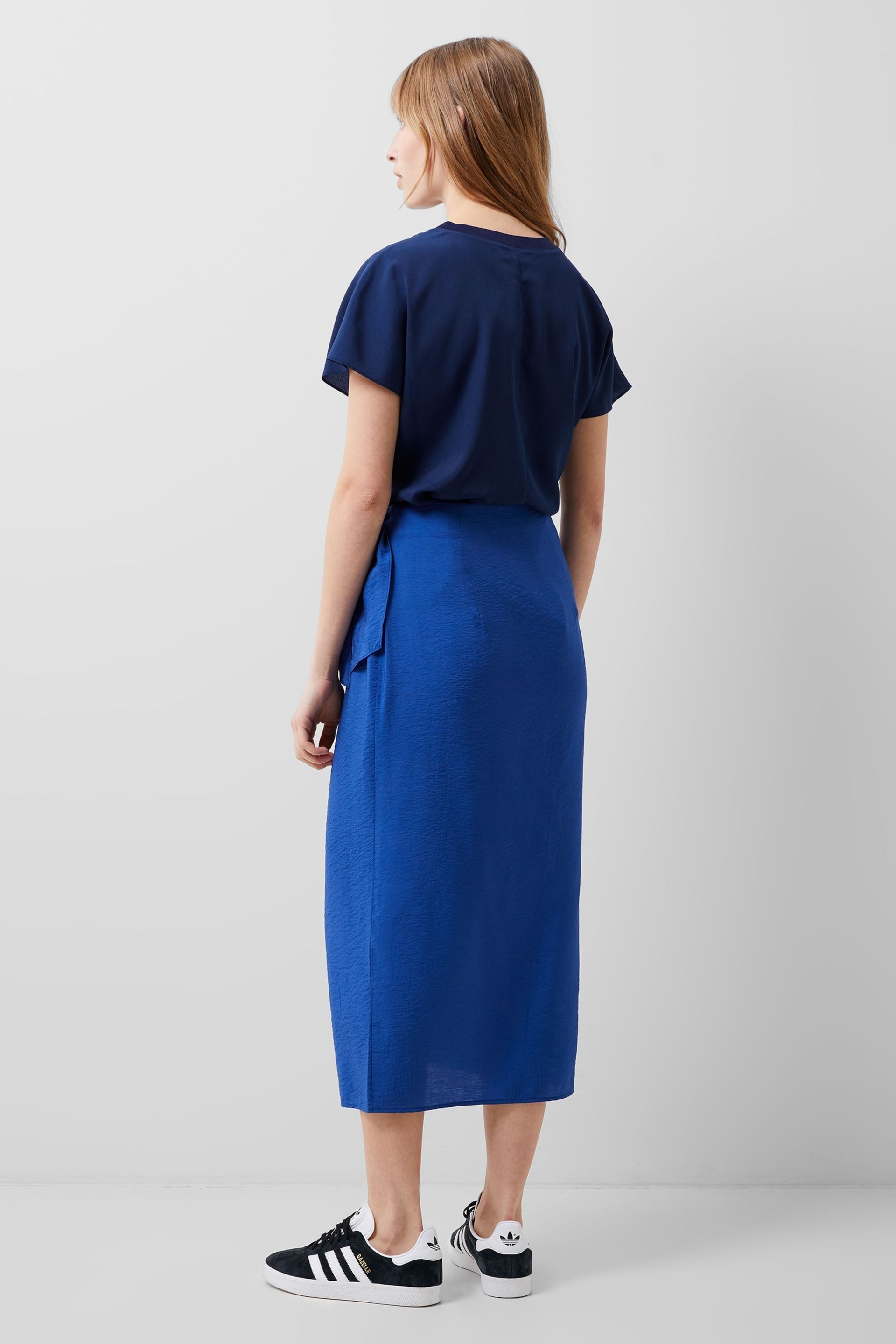 French Connection Faron Drape Skirt - Image 2 of 4