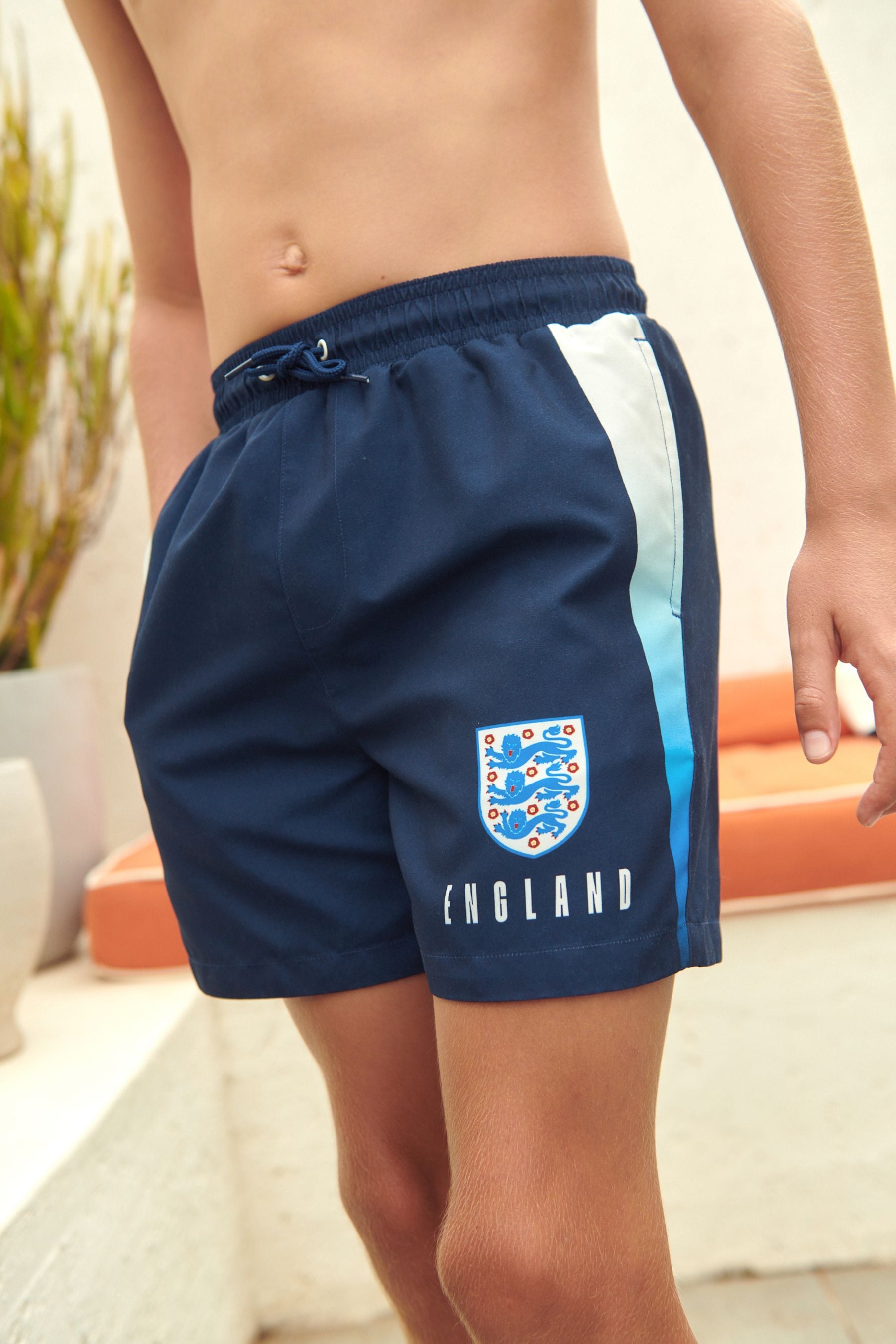 Buy Navy England Football Swim Shorts 3 16yrs from the Next UK online shop