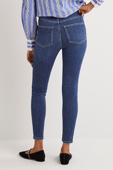 Boden Blue Mid Rise Skinny Jeans